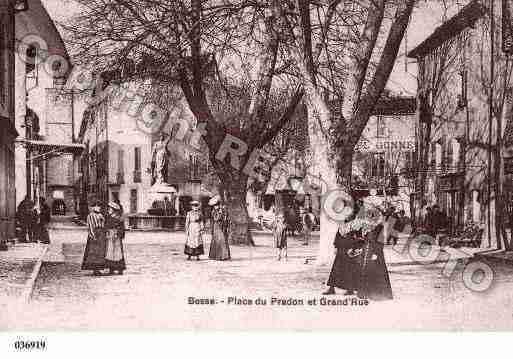 Ville de BESSESURISSOLE, carte postale ancienne