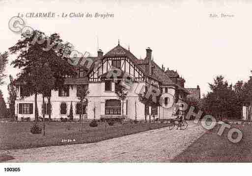 Ville de CHARMEE, carte postale ancienne