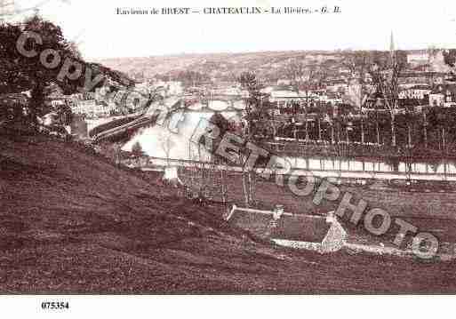 Ville de CHATEAULIN, carte postale ancienne