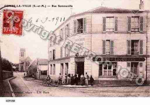 Ville de COMBSLAVILLE, carte postale ancienne