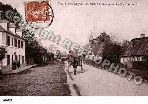 Ville de DURANVILLE, carte postale ancienne