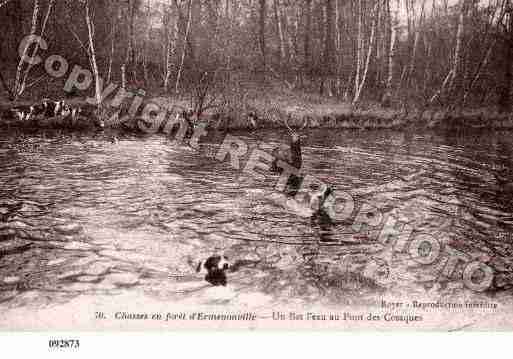 Ville de ERMENONVILLE, carte postale ancienne