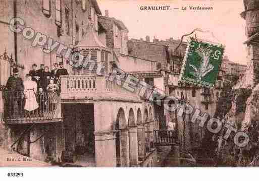 Ville de GRAULHET, carte postale ancienne