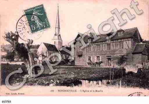 Ville de HONDOUVILLE, carte postale ancienne