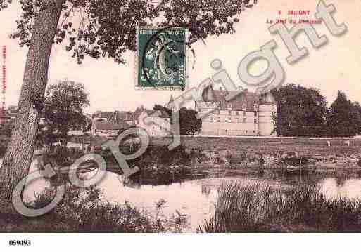 Ville de JALIGNYSURBESBRE, carte postale ancienne