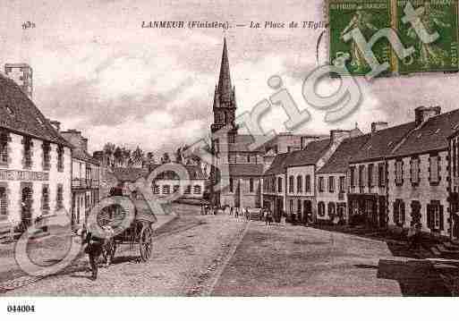 Ville de LANMEUR, carte postale ancienne