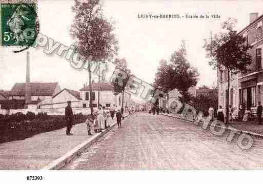 Ville de LIGNYENBARROIS, carte postale ancienne