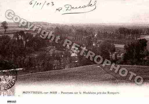 Ville de MADELAINESOUSMONTREUIL(LA), carte postale ancienne