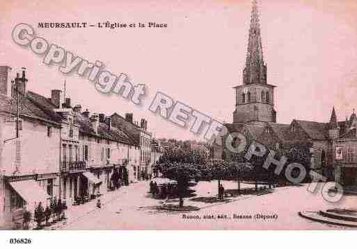 Ville de MEURSAULT, carte postale ancienne