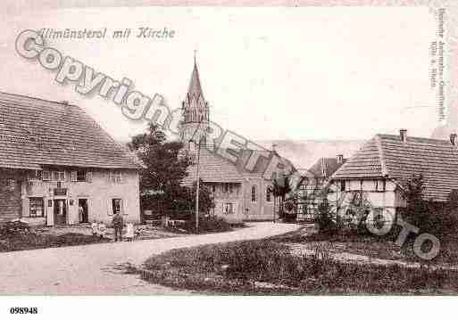 Ville de MONTREUXVIEUX, carte postale ancienne