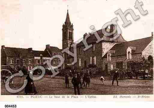 Ville de PLOEUCSURLIE, carte postale ancienne