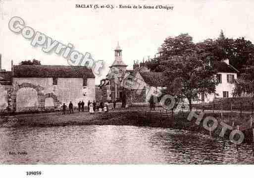 Ville de SACLAY, carte postale ancienne