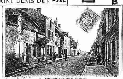 Ville de SAINTDENISDEL'HOTEL, carte postale ancienne