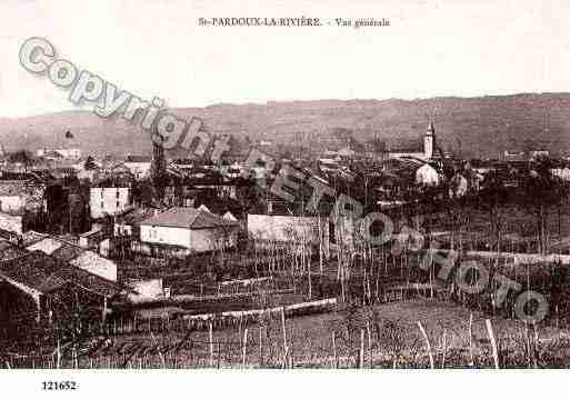 Ville de SAINTPARDOUXLARIVIERE, carte postale ancienne