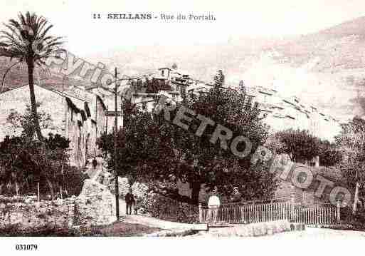 Ville de SEILLANS, carte postale ancienne