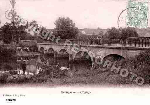 Ville de VOUHENANS, carte postale ancienne