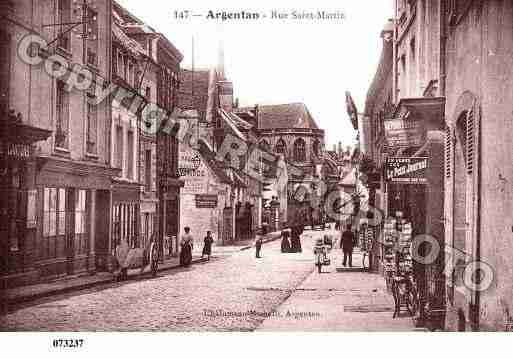 Ville de ARGENTAN, carte postale ancienne