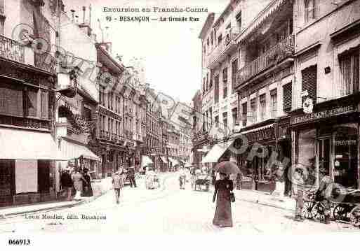 Ville de BESANCON, carte postale ancienne