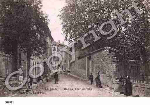 Ville de BIZEMINERVOIS, carte postale ancienne