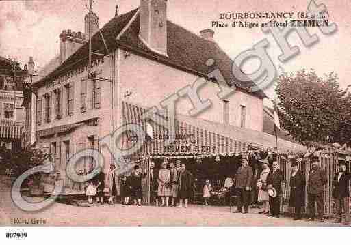 Ville de BOURBONLANCY, carte postale ancienne