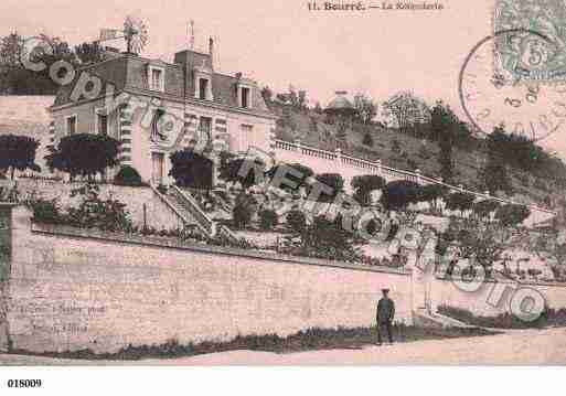 Ville de BOURRE, carte postale ancienne