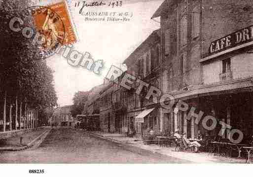 Ville de CAUSSADE, carte postale ancienne