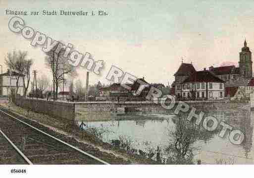 Ville de DETTWILLER, carte postale ancienne