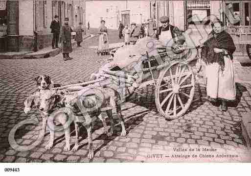 Ville de GIVET, carte postale ancienne