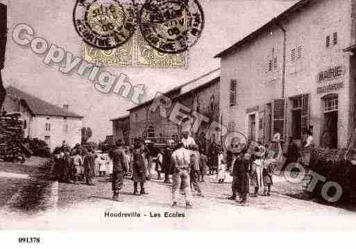 Ville de HOUDREVILLE, carte postale ancienne