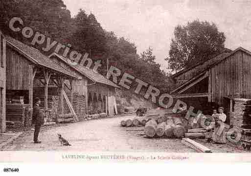 Ville de LAVELINEDEVANTBRUYERES, carte postale ancienne