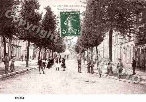 Ville de LIGNYENBARROIS, carte postale ancienne