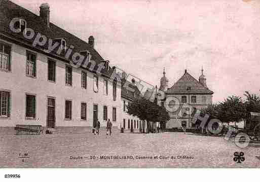 Ville de MONTBELIARD, carte postale ancienne