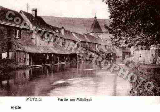 Ville de MUTZIG, carte postale ancienne