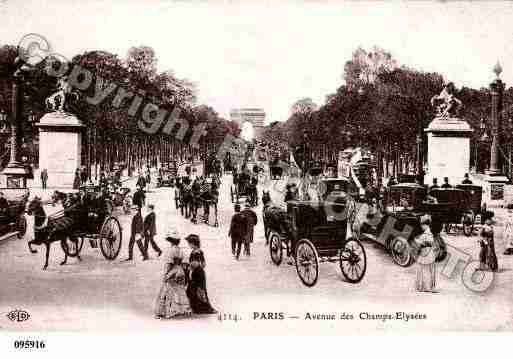 Ville de PARIS8, carte postale ancienne