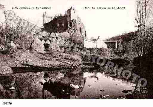 Ville de SAILLANT, carte postale ancienne