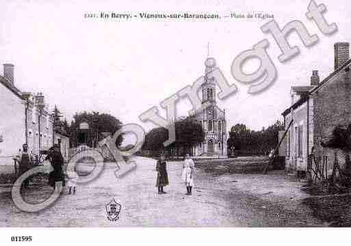 Ville de VIGNOUXSURBARANGEON, carte postale ancienne