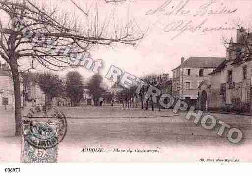 Ville de AMBOISE, carte postale ancienne