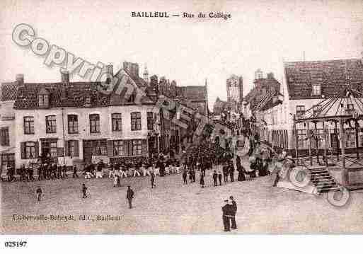 Ville de BAILLEUL, carte postale ancienne
