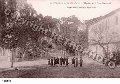 Ville de BORMESLESMIMOSAS, carte postale ancienne