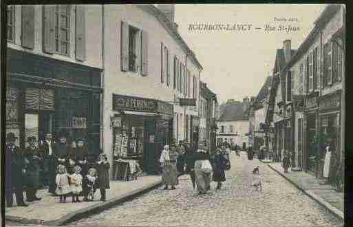 Ville de BOURBONLANCY, carte postale ancienne