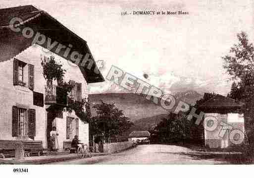 Ville de DOMANCY, carte postale ancienne