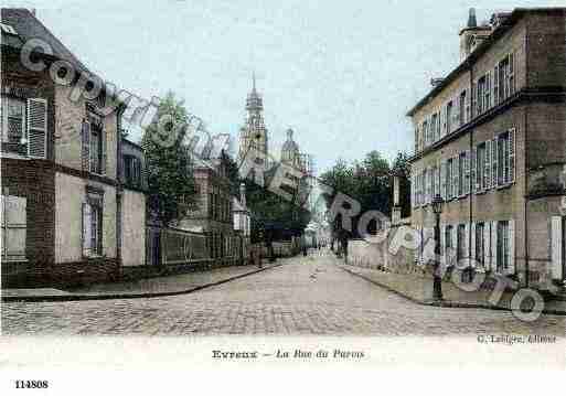 Ville de EVREUX, carte postale ancienne