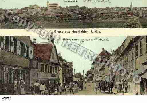 Ville de HOCHFELDEN, carte postale ancienne