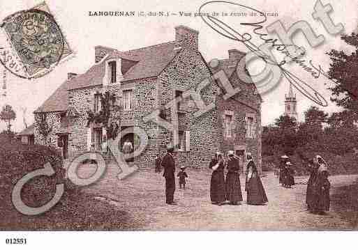Ville de LANGUENAN, carte postale ancienne