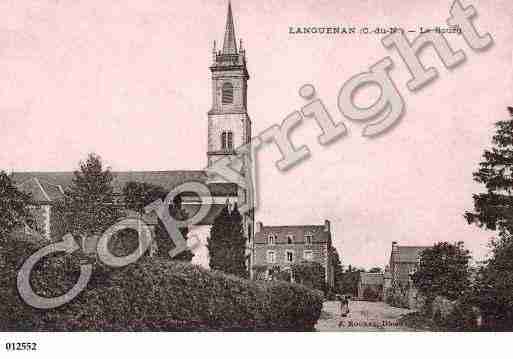 Ville de LANGUENAN, carte postale ancienne