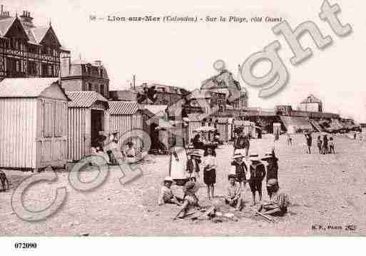 Ville de LIONSURMER, carte postale ancienne