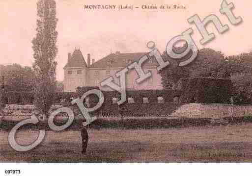 Ville de MONTAGNY, carte postale ancienne