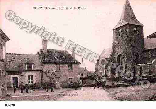 Ville de NOUZILLY, carte postale ancienne