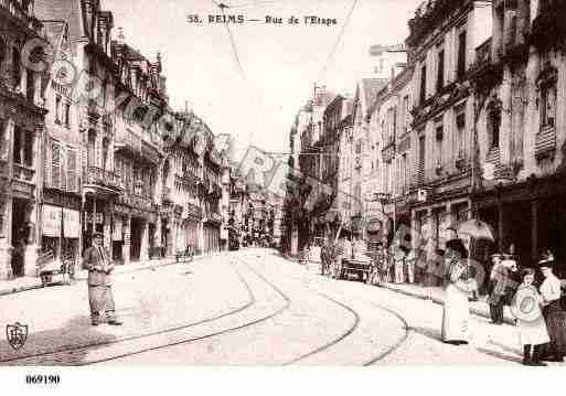 Ville de REIMS, carte postale ancienne