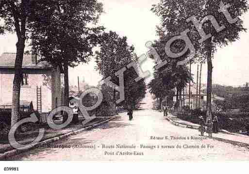 Ville de RIMOGNE, carte postale ancienne